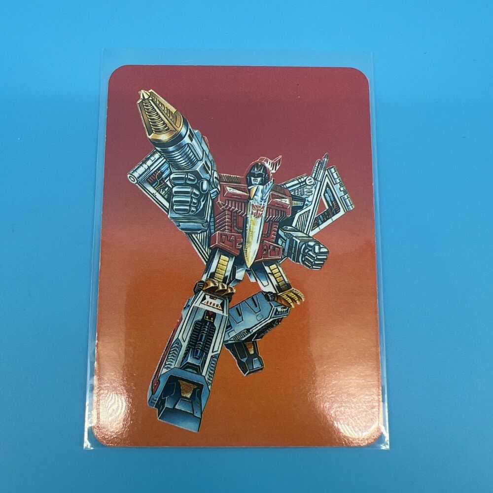 Transformers Hasbro Action Cards 1985 35 Swoop Orange Variant Vintage Series 1